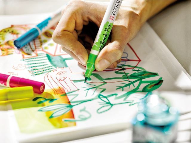 Nu er den her - Ecoline Brush Pen!