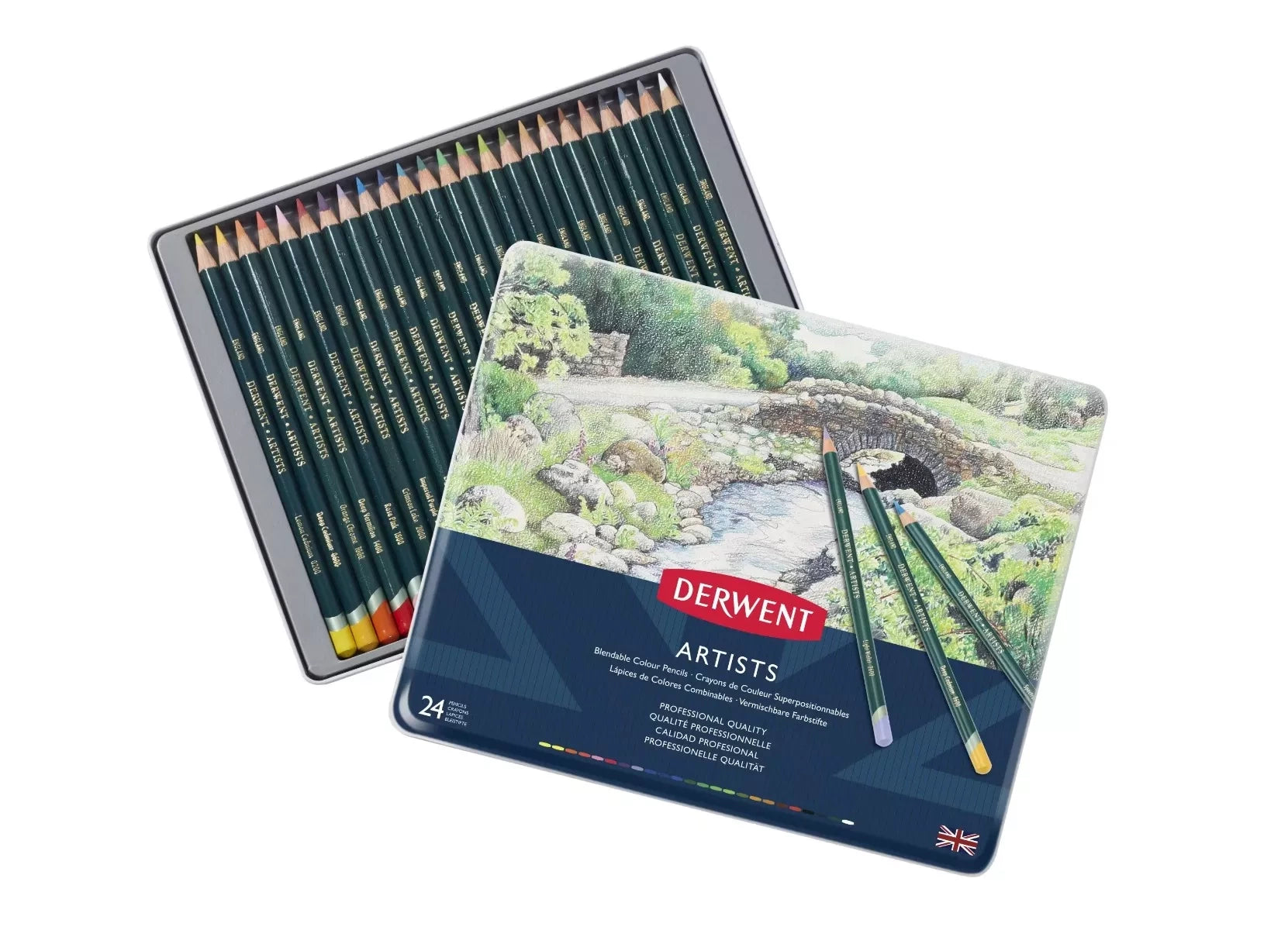 Derwent Farveblyanter med 24 eller 72 stk