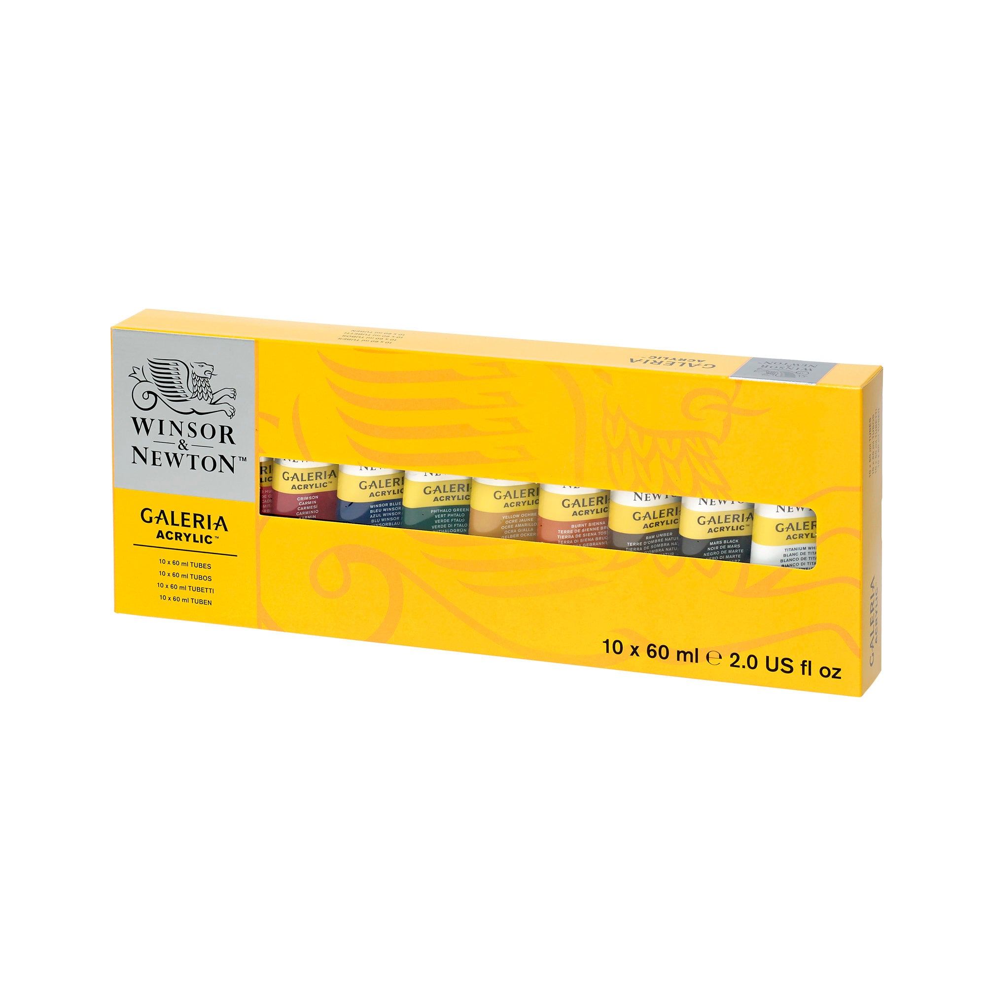 Winsor & Newton Galeria Sæt 10x60ml Tuber