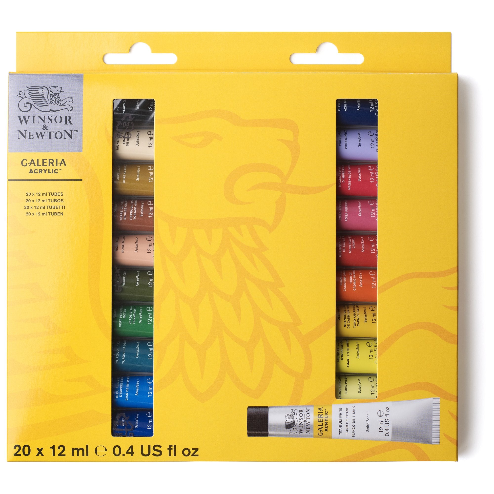 Winsor & Newton Galeria Sæt 20x12ml tuber