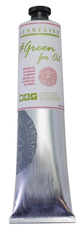 Sennelier Green for Oil Gel Medium til olie