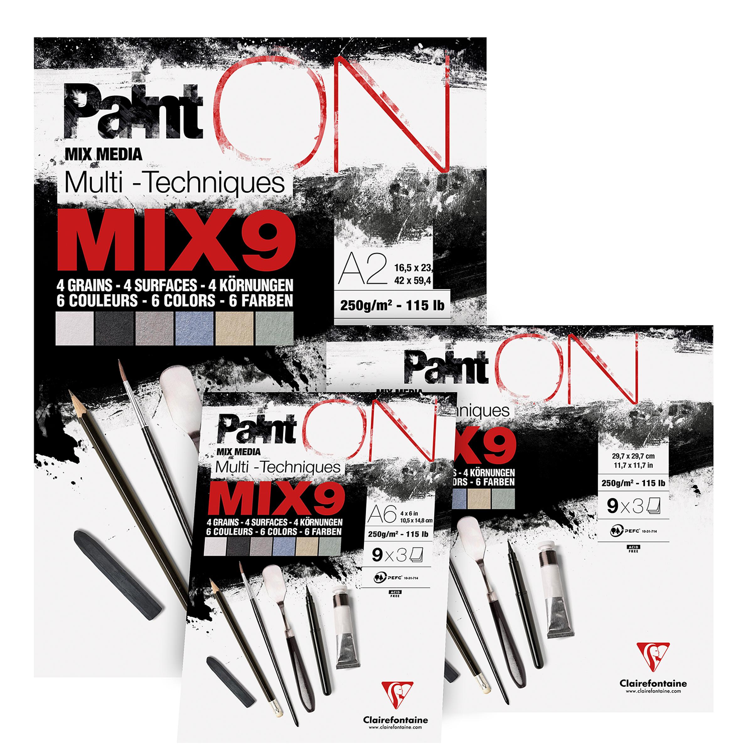 BLACK WEEK - SPAR 20% PÅ Paint ON Mix9 250 gram fra Clairefontaine