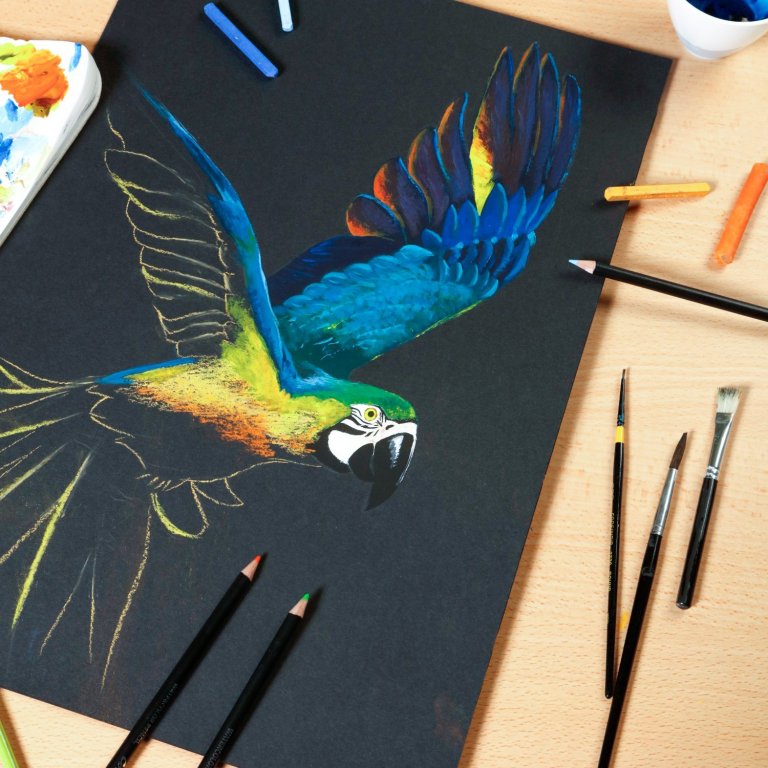 BLACK WEEK - SPAR 20% PÅ Paint ON Sort Mixed Media 250 gram