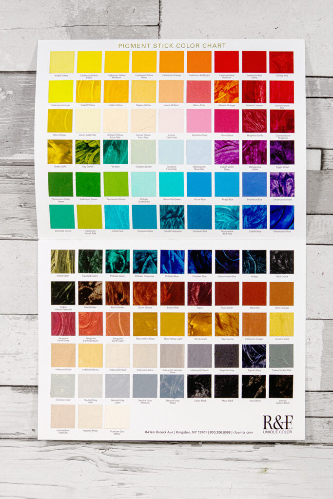 R&F Pigment sticks 6 stk