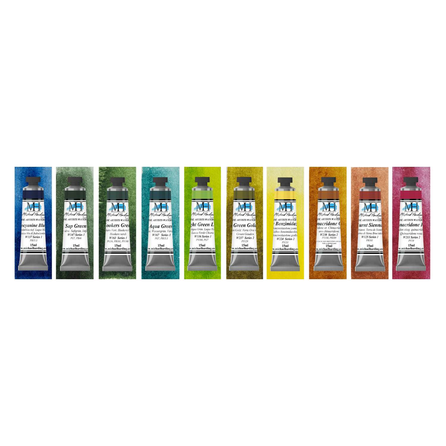 Michael Harding Watercolours "Botanical Set" 10x15ml