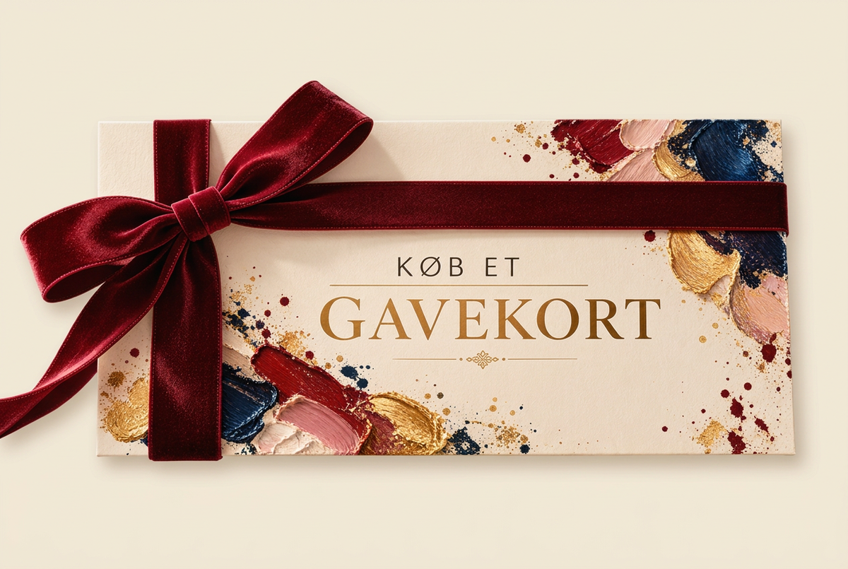 Gavekort med mere luft omkring motivet