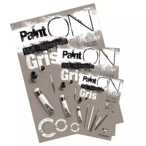 Paint On - multi techniques 250 gram - GRÅ