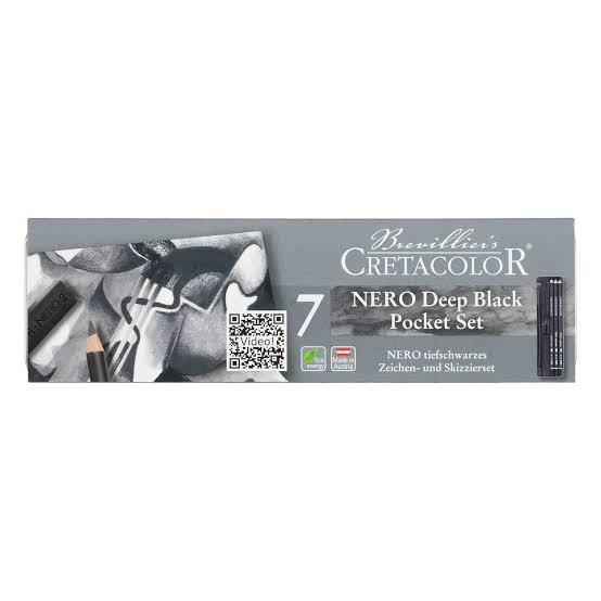 Cretacolor NERO Deep black Pocket set