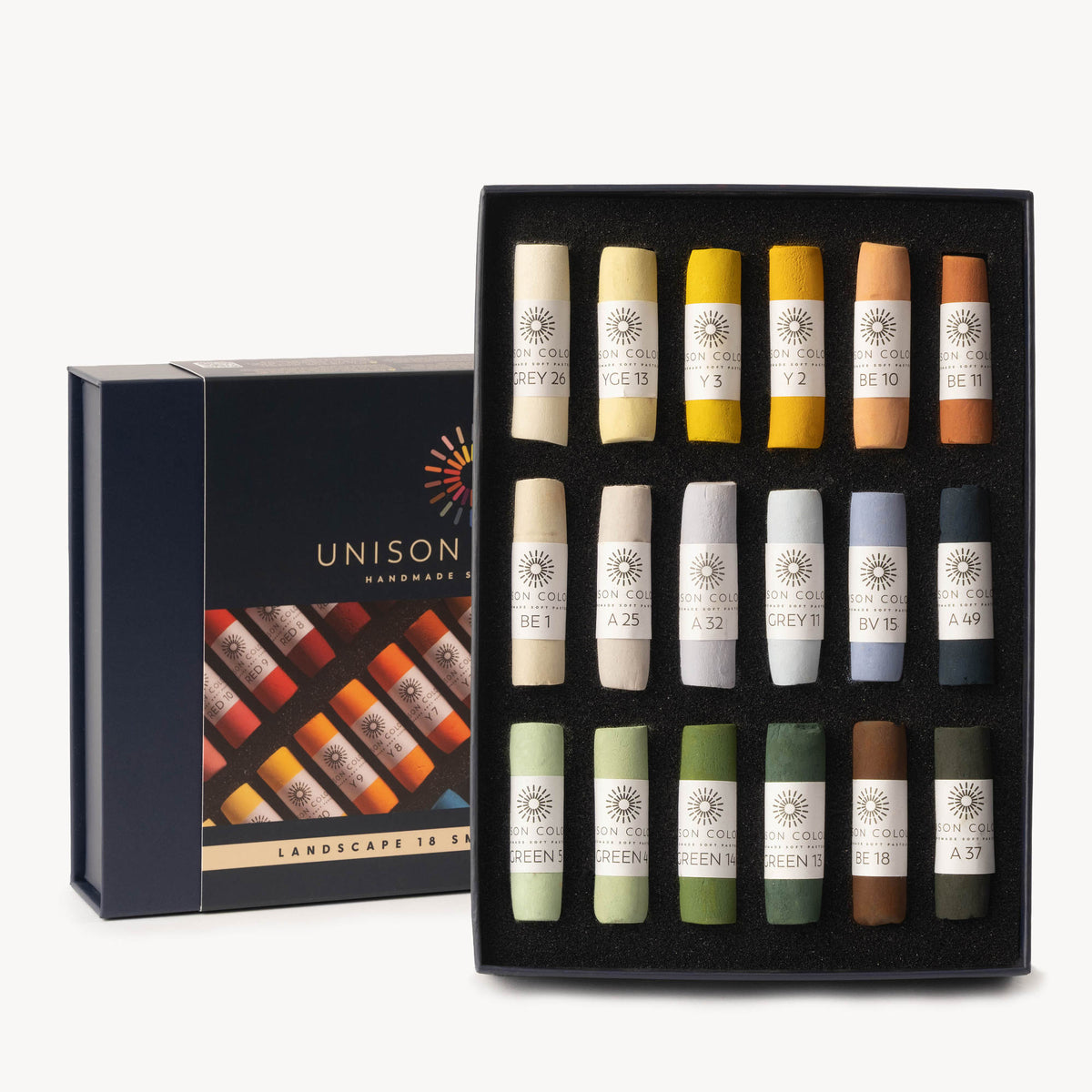Unison Softpastel/Tørpastel LANDSKABSSÆT 18 stk.