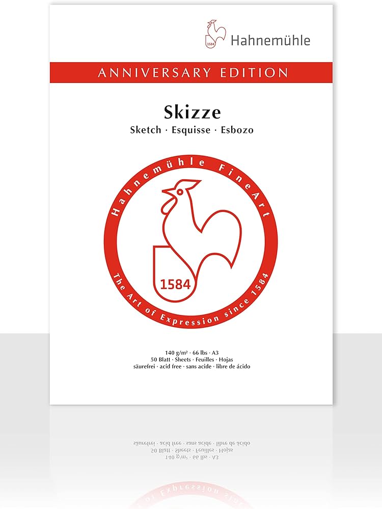Hahnemühle Skizze skitseblok 140gram