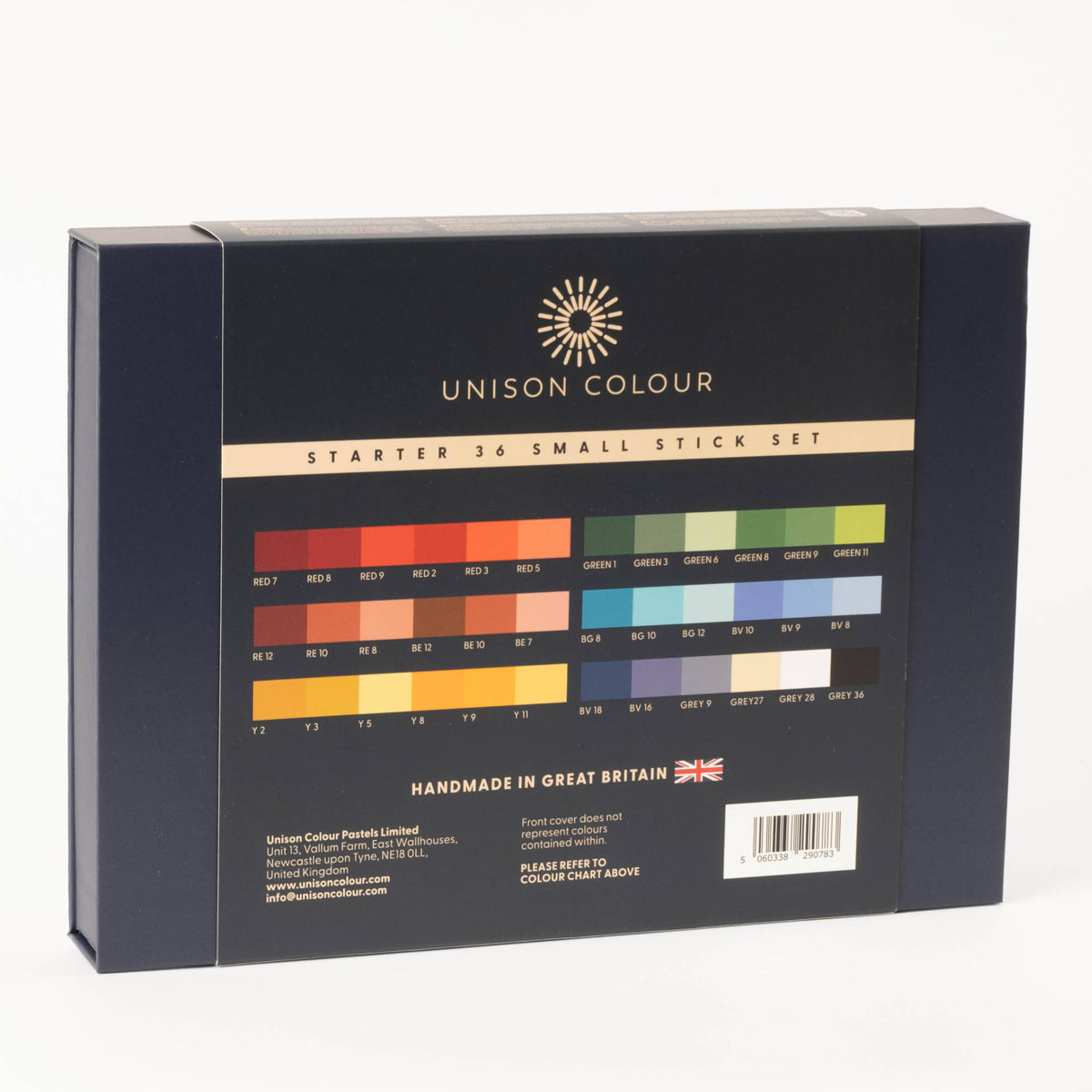 Unison Softpastel/tørpastel sæt med 36 stk.
