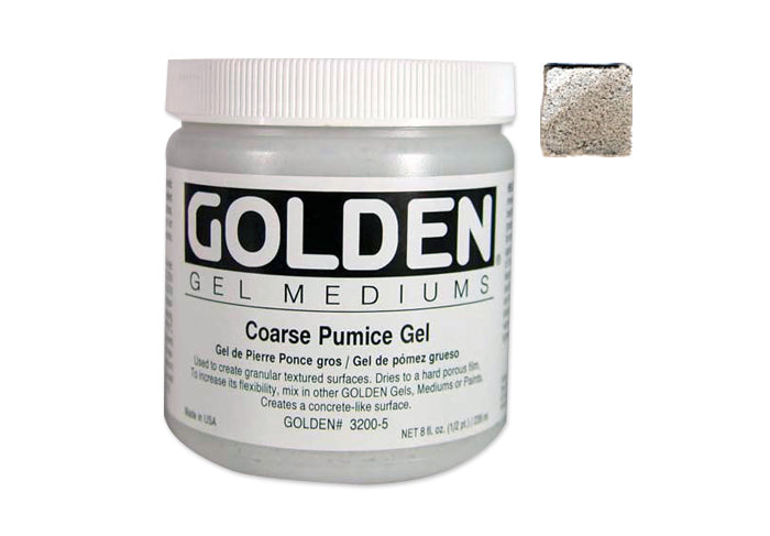 Golden Coarse Pumice Structure Gel