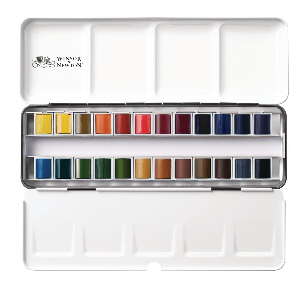 Winsor & Newton Blue Box 24 stk