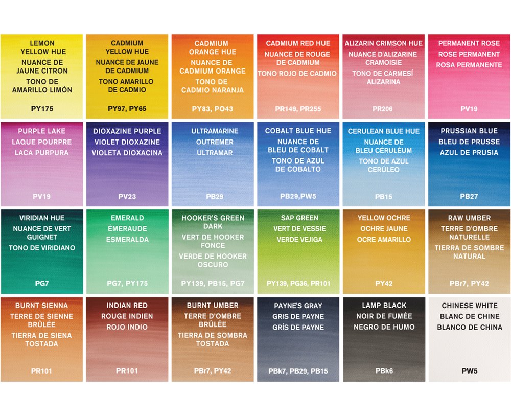 Winsor & Newton Blue Box 24 stk