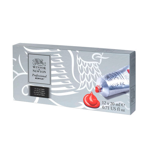 Winsor & Newton Professional Acrylic Sæt 12x20ml tuber