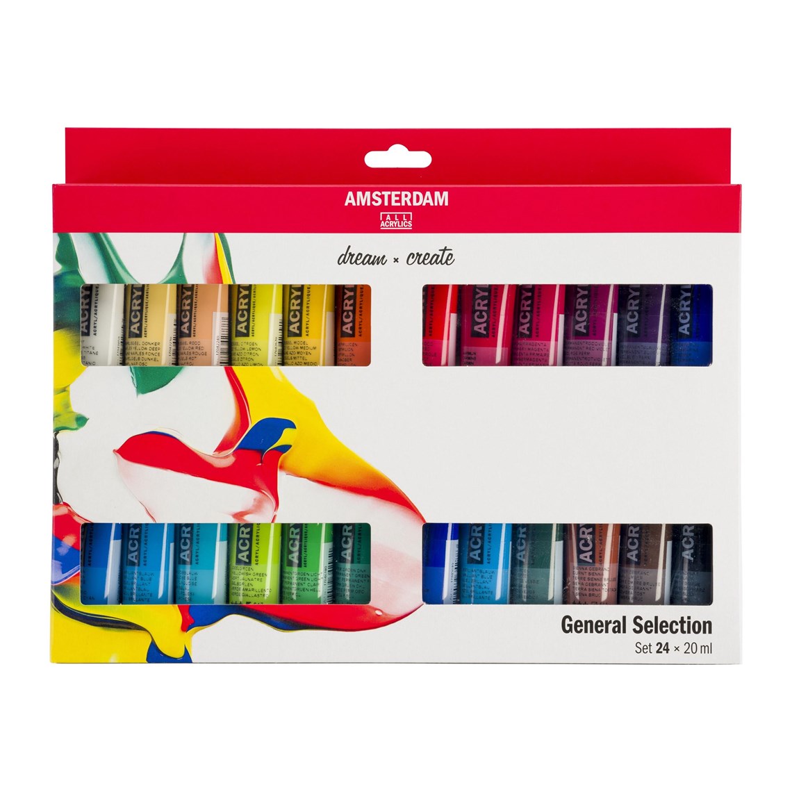 Amsterdam Farvesæt á 24x20ml