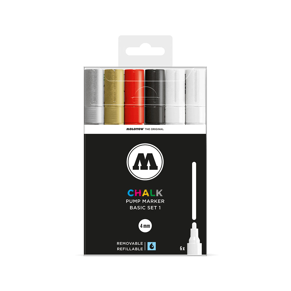 TILBUD 25% PÅ Molotow Chalk Markers i sæt