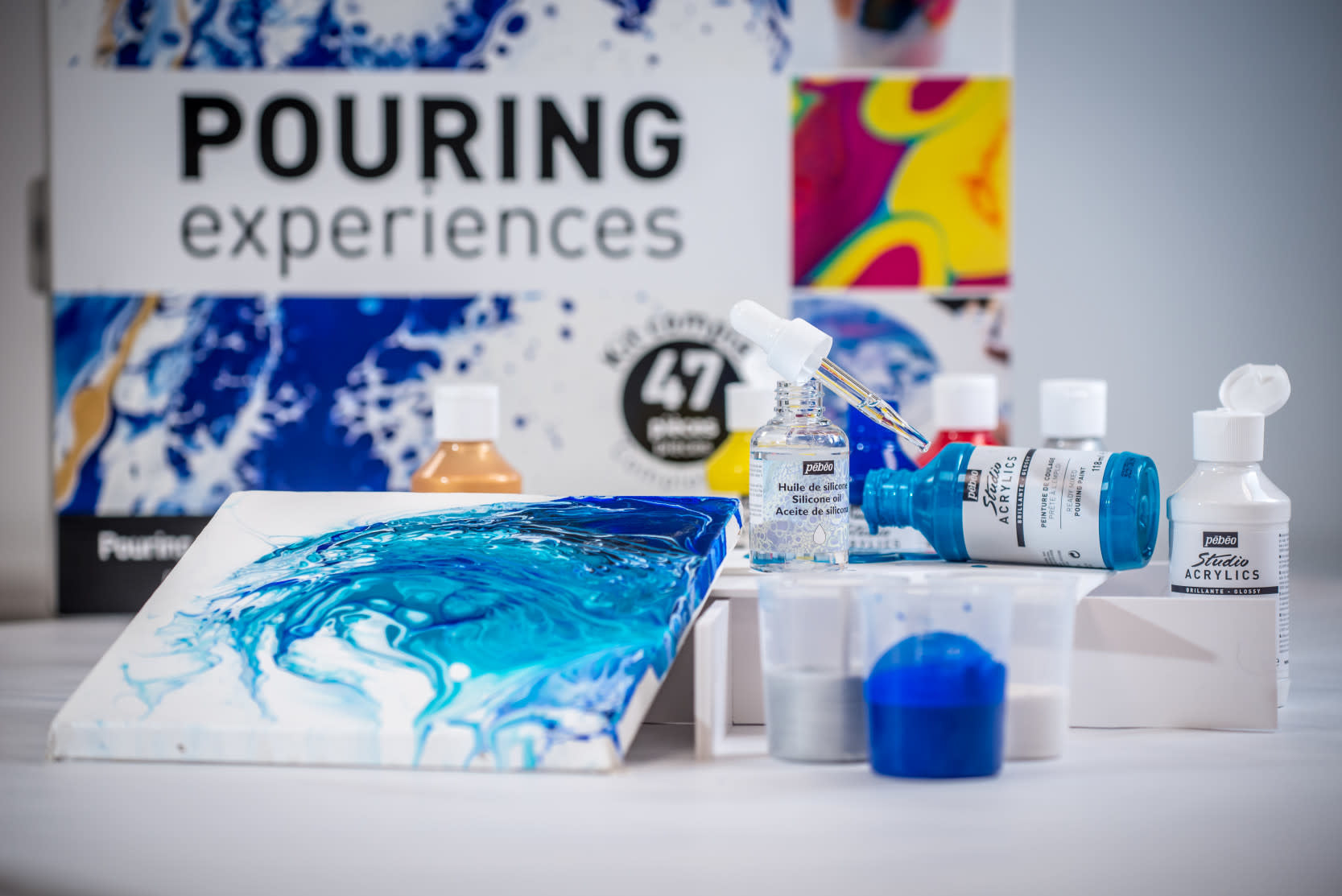Pebeo Pouring Sæt XL / 47 dele
