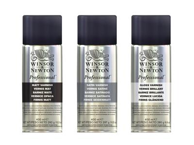 Winsor & Newton Professional Varnish Spray lak til Akryl og Olie