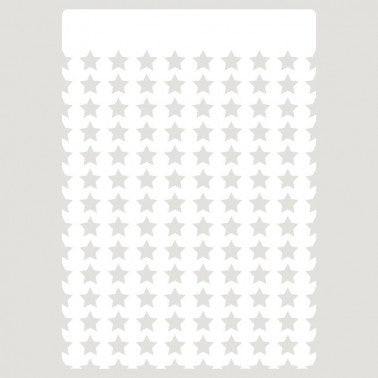 Stencil "Stars Panel" no. 005