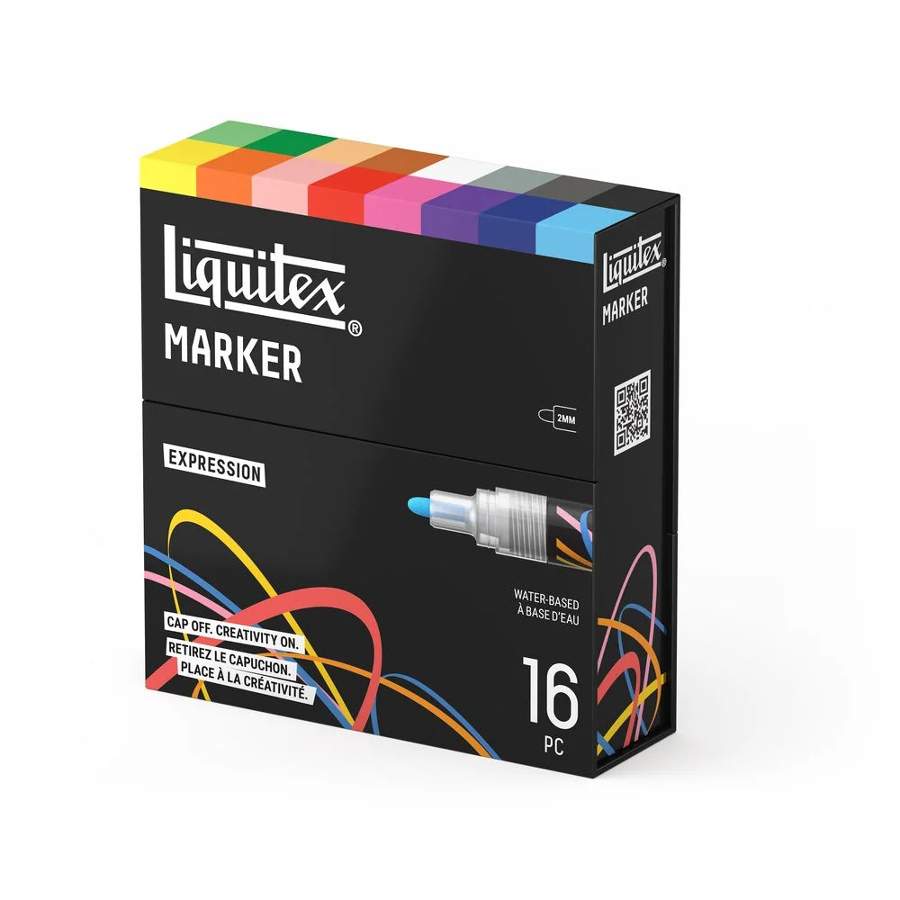 Liquitex marker sæt med 16 stk.