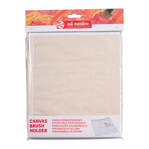 Penseletui i canvas til 18 pensler