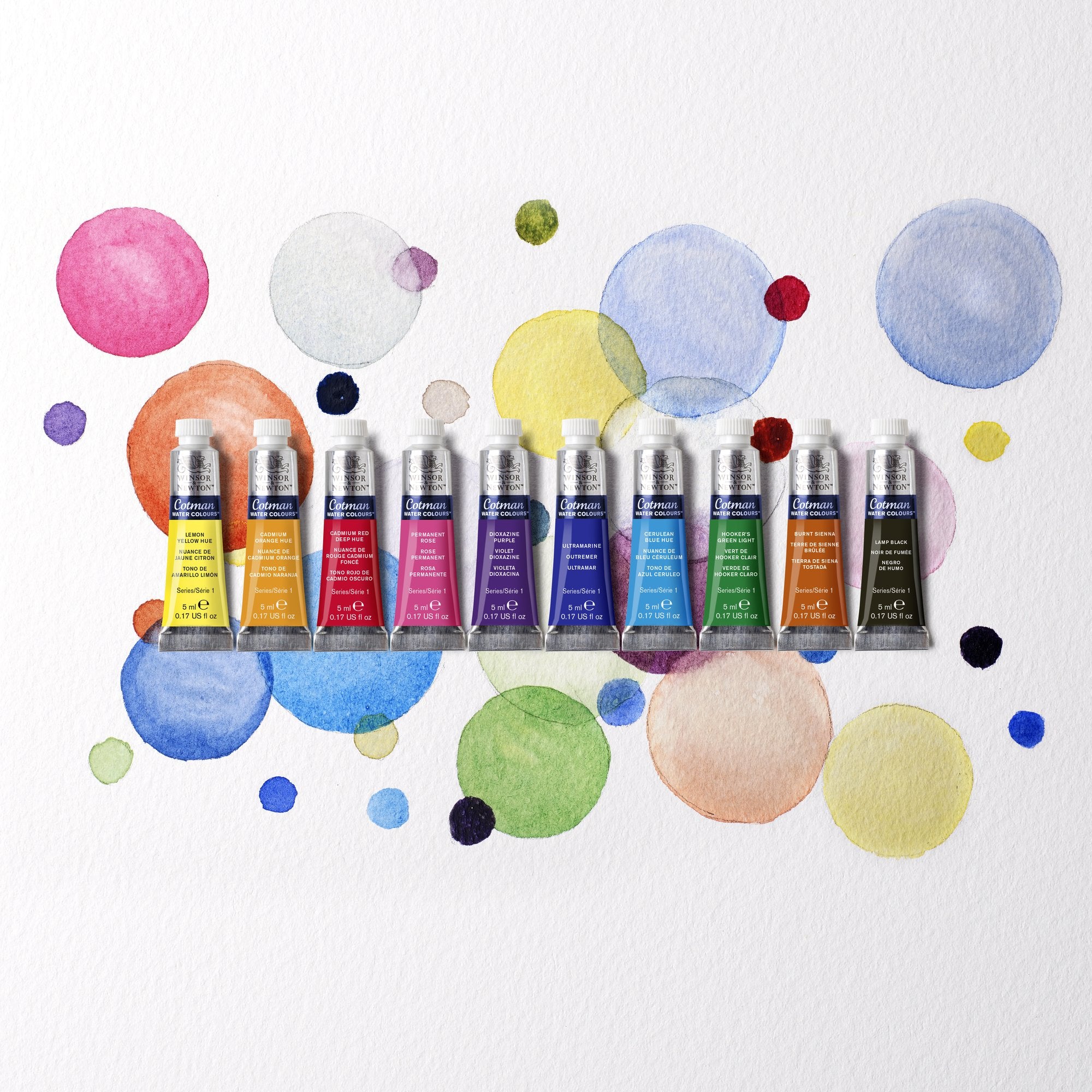 Winsor & Newton Cotman Akvarel blue box med Tuber