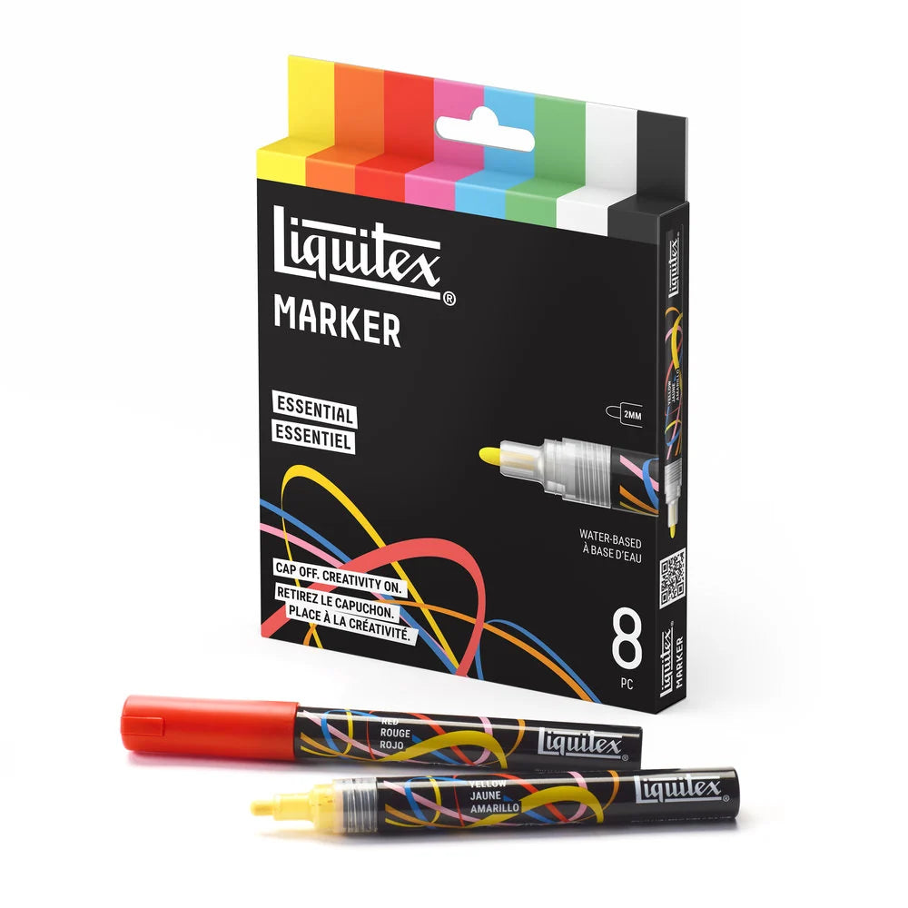 Liquitex marker sæt med 8 stk.
