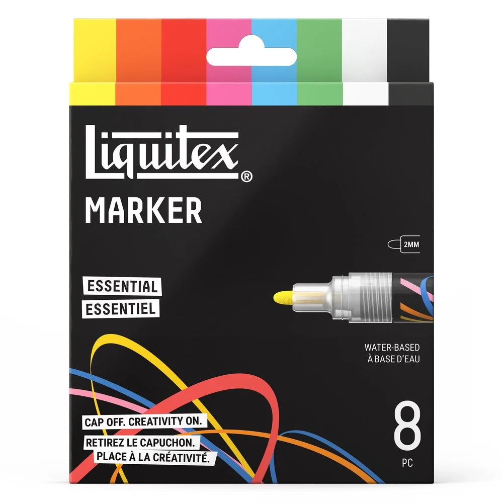 Liquitex marker sæt med 8 stk.