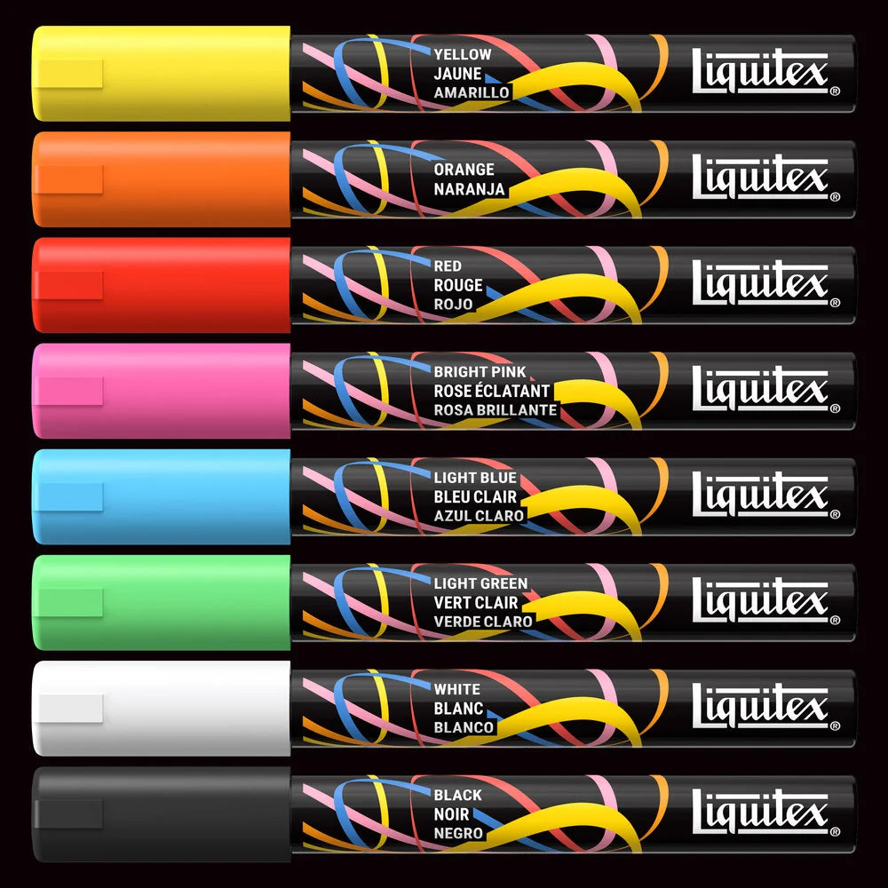 Liquitex marker sæt med 8 stk.