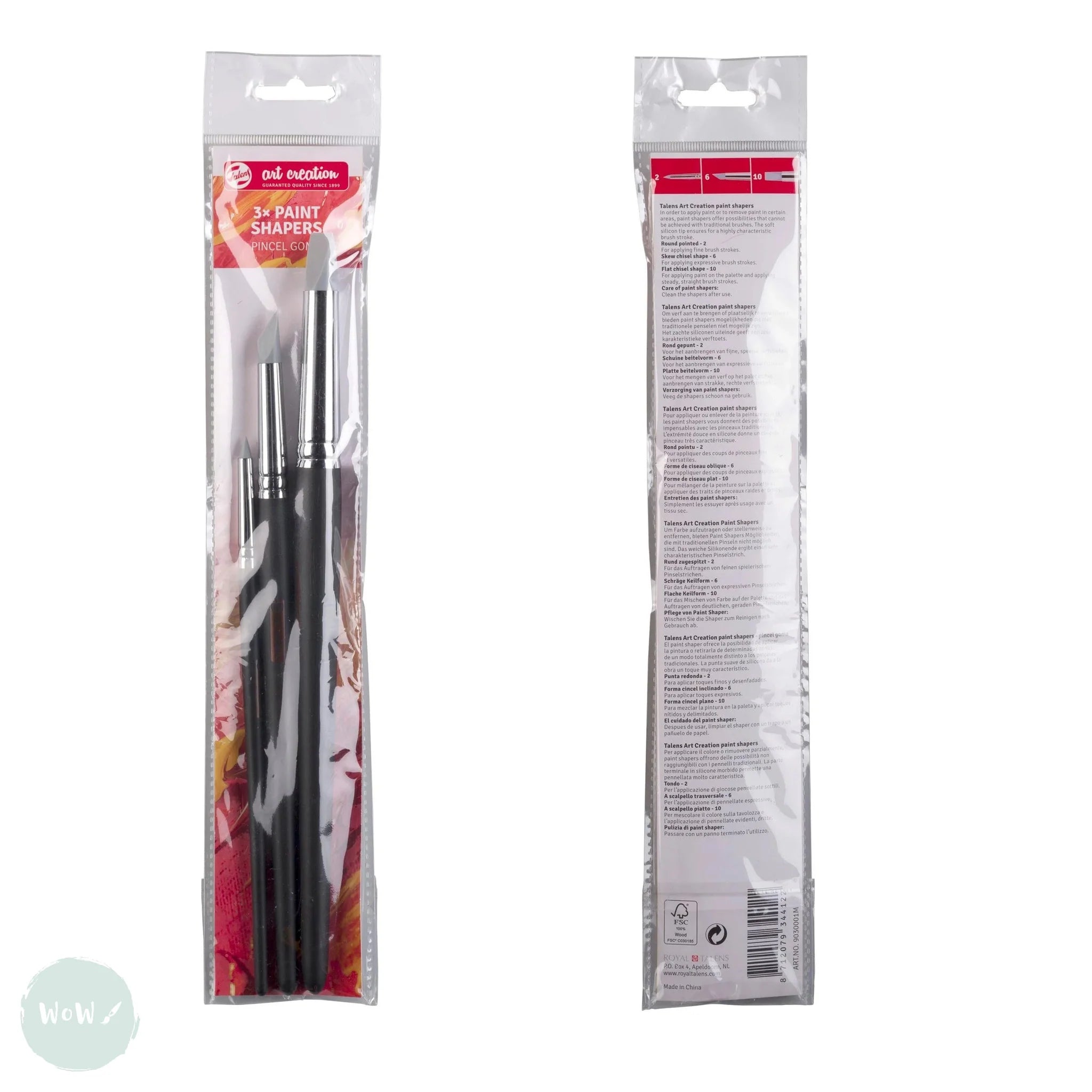 3 x Colour shapers