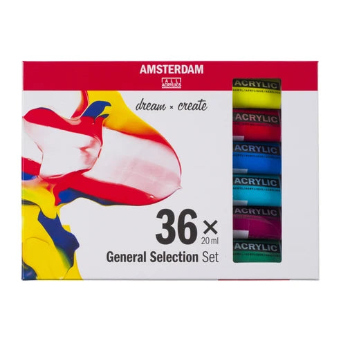 Amsterdam Farvesæt á 36x20ml
