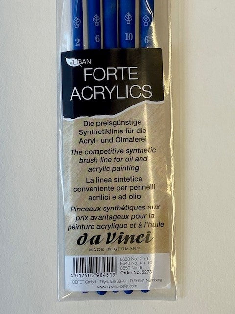 Da vinci FORTE ACRYLICS penselsæt