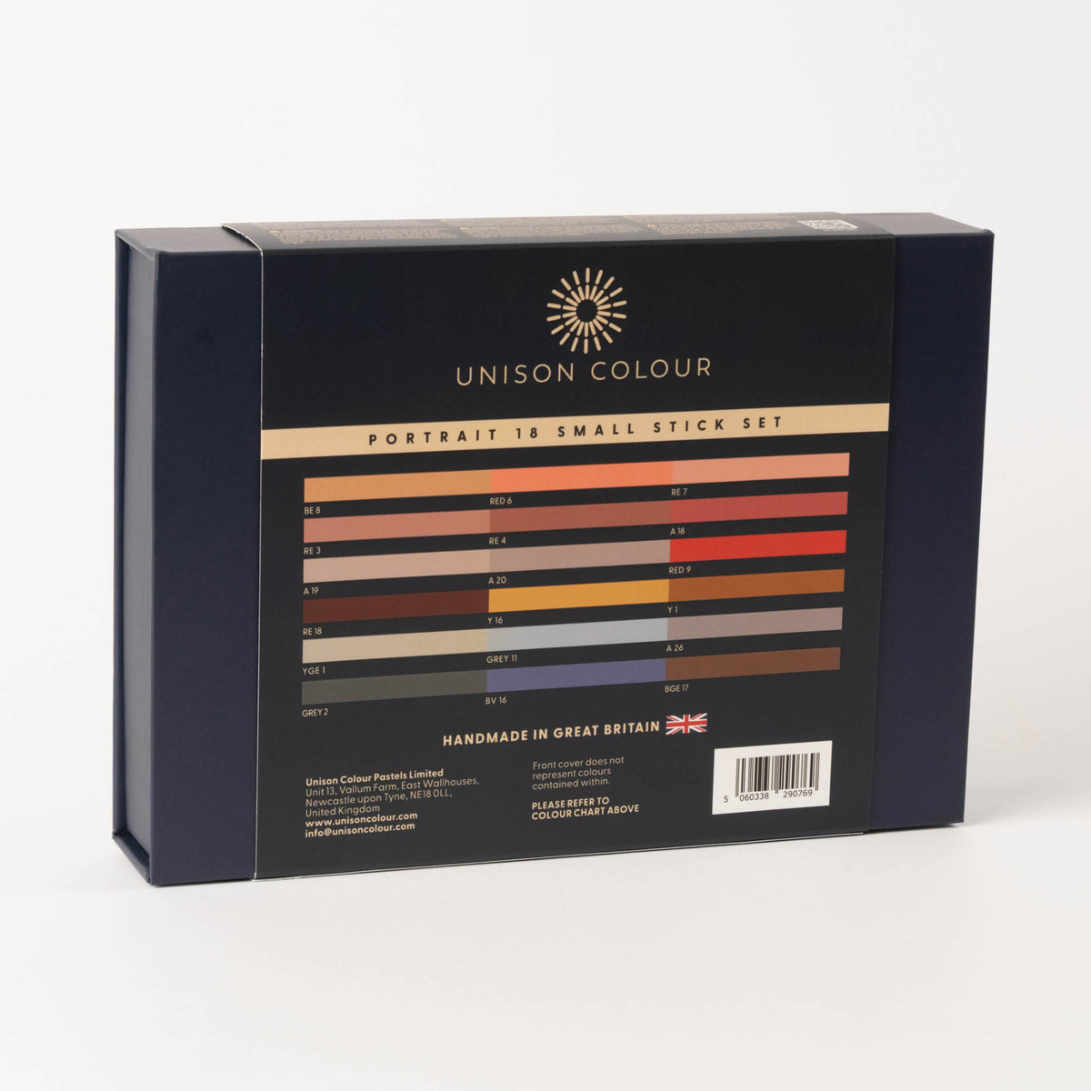 Unison Softpastel/tørpastel PORTRÆTSÆT med 18stk