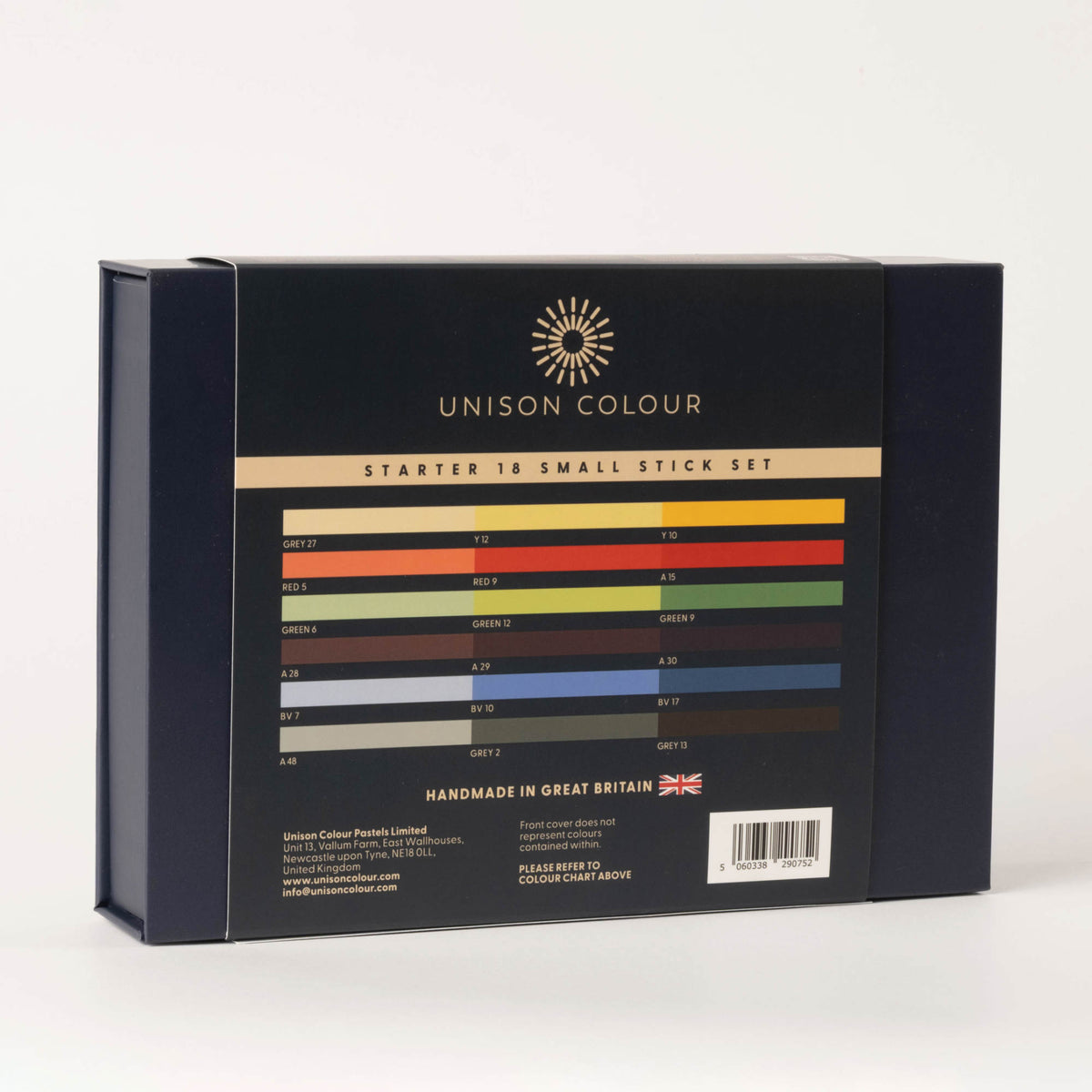 Unison Softpastel/tørpastel STRATERSÆT med 18stk