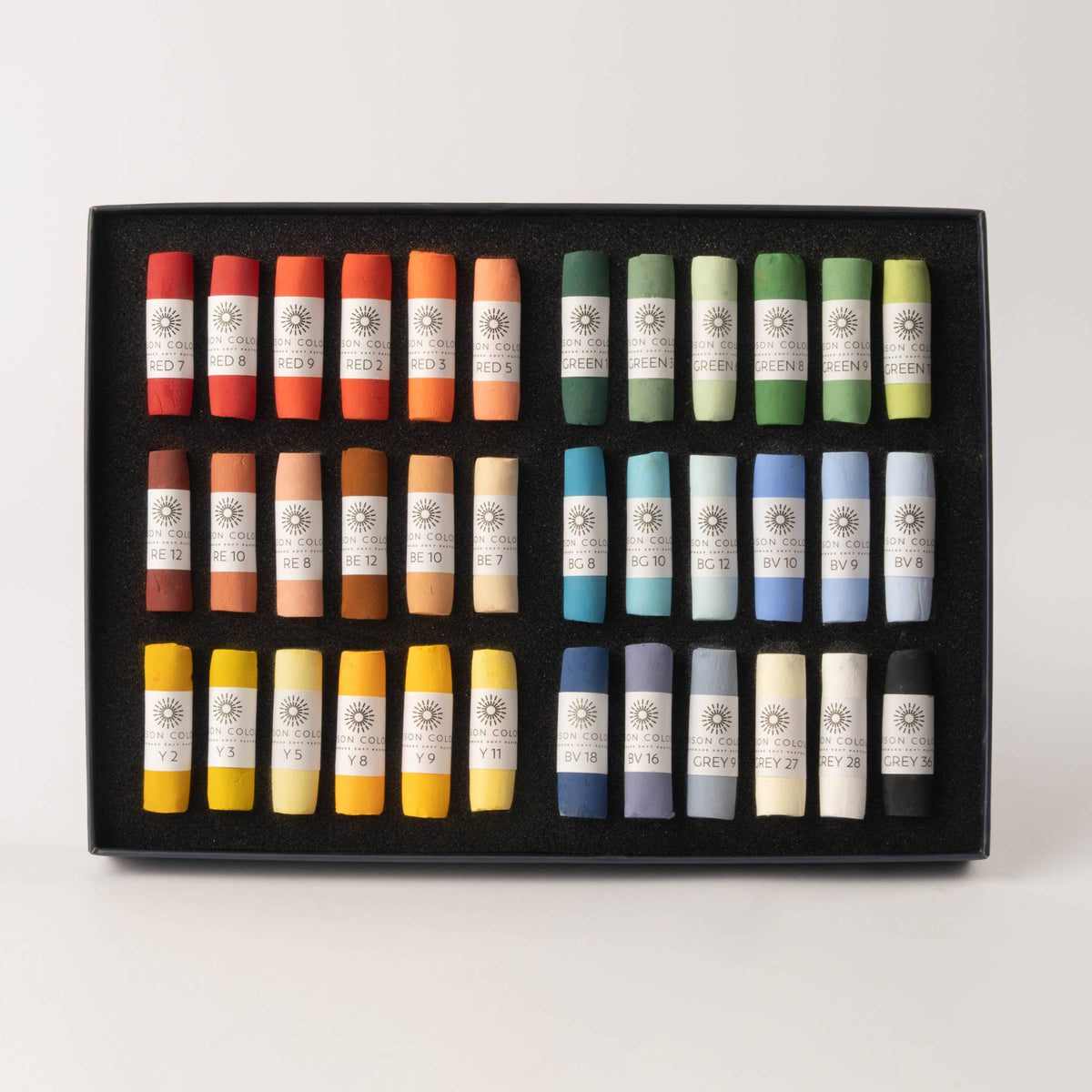 Unison Softpastel/tørpastel sæt med 36 stk.