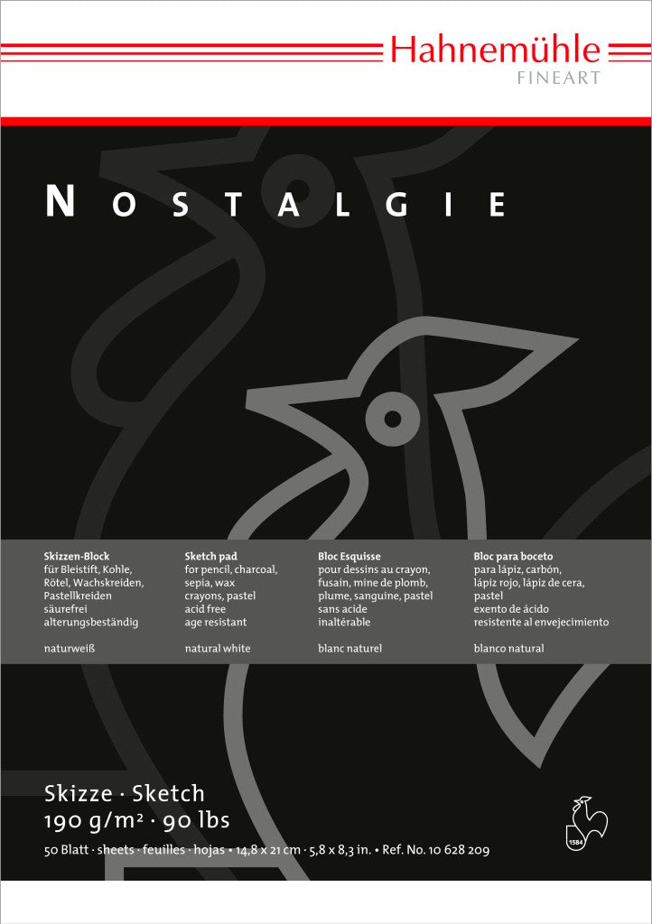 Nostalgie skitseblok 190 gram