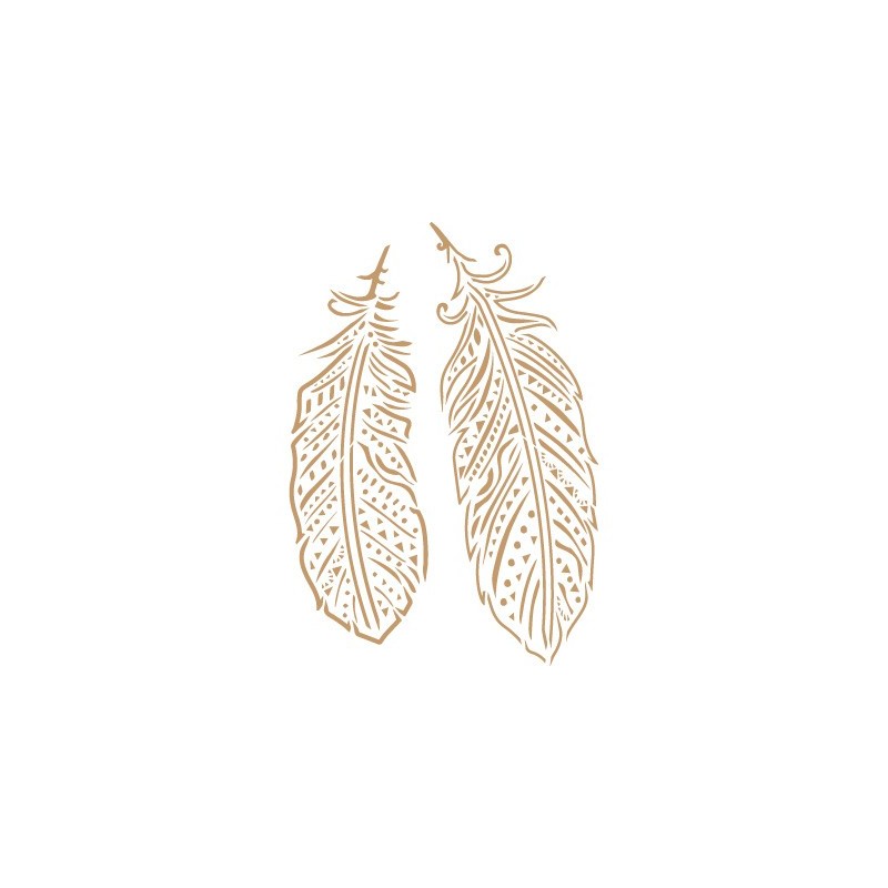 Stencil "Feathers" no. 059